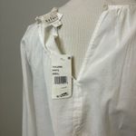 Velvet Graham Spencer‎ NWT White Long Sleeve Lace Peasant Boho Blouse Top Small Photo 4