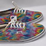 Vans  Y2K Retro Unisex Rainbow Tie Dye Sneakers Shoes Lace Up Low Top Preppy Photo 5