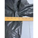 SAM New York Black Coated Cotton Puffer Parka Fur Trim Hood Jacket XS Cozy Luxe Photo 14