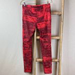 The North Face  Women's M Motus Tight II Red Brushstroke Active Leggings FlashDry Run Photo 3