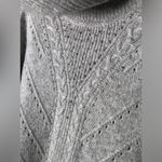 White House | Black Market Cable Knit Pullover Sweater Beading Sz L buttons neck Photo 5