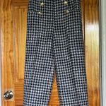 ZARA Chic Houndstooth Wide-Leg Pants Photo 1
