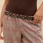 Aerie Off-Duty Plaid Flannel Pajama Pants Wide Leg Size XL Photo 2