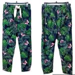 Free People  x Sandrine Rose Pants Size Small Green Palm Tree Butterfly NWT Photo 2