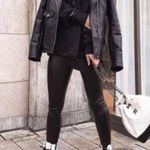 Sincerely Jules  White Leather Harley Lug Combat Boots Size 10 Photo 3