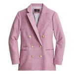 J.Crew NWT Bristol Blazer in Lilac Herringbone Wool Double-Breasted Jacket 16 Photo 0