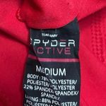 Spyder Active Women's Red Racerback Sleeveless Athletic Sports Bra Crop Top Sz M Photo 4