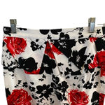 Grace Karin New  cotton white red black floral peplum pencil skirt pin up Holiday Photo 3