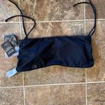 Cotton On Body Side Gathered Midi Bandeau Bikini Top Black Size Medium Photo 2