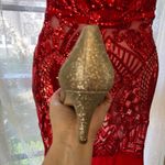 Call it spring Glamorous gold glitter pumps with 3.5" heel #glamour  7 Photo 3