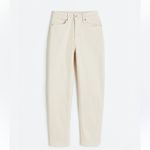 H&M Beige Mom Ankle High Waist Beige
Pants(Size 8) Photo 1