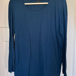 James Perse Standard  Blue Long Sleeve Top Photo 0