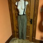 Vtg 80s smarty pants NY plaid suspender pants Size undefined Photo 7