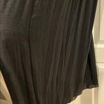 ZARA Black Maxi flowing Grecian Dress medium with beaded straps. Never worn Photo 5