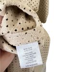 Marc New York  Cream Faux Leather Shirt Jacket Photo 2