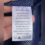 Hill House Home Athena Nap Dress Navy Glitter size small Blue Photo 6