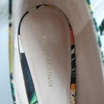 Stuart Weitzman Green Tropical Floral-Print Low Pumps Photo 9
