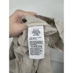 J. Crew Relaxed 100% Linen Jumpsuit Women XXS Tan Wide Leg Minimalist Beach Brown Photo 7