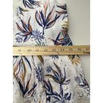 Free People  Bell Flower Ivory Blue Lace Double V Boho Lightweight Tunic Tank XS Photo 5