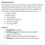 Lululemon  - Energy Bra *Long Line Texture Color: Black -‎ Size: 10 Photo 5