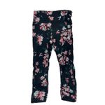 Gaiam  Black Floral Leggings Women's Size L — Yoga / Activewear Photo 1
