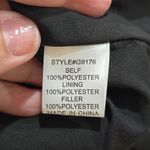 JODIFL Puffer Jacket Warm Winter Coat Black Full Zip Size Medium Goth Preppy Business Photo 5