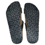 Birkenstocks Birkis Bronze Gold Metallic Scales Snakeskin Print Sandals 41 Photo 2