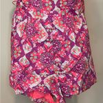 Free People NWT Coral Tides High Neck Floral Romper, Hollyhock Combo, Sz Large Photo 4