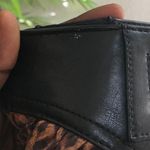 2000s Brown and black Mini leopard cheetah animal print clutch purse bag with magnetic closure Photo 5