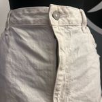 Abercrombie & Fitch  distressed vintage mini skirt white denim Photo 1