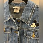 Disney store Mickey Mouse denim jacket size small women’s 90s Photo 2