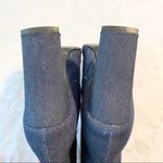 Vintage Blue Denim High Heel Ankle Boots Size 5.5 Photo 10