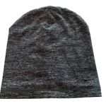 Lululemon  grey heather jersey beanie hat stretch one size Rare Photo 2