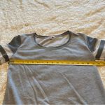 Juicy Couture Women’s Gray Short Sleeve Sweatshirt with Sporty Stripes Size XS Photo 3