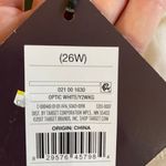 Ava & Viv NWT  High Rise Skinny Jeans Stretch White Size 26W Photo 4