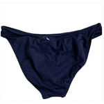 Peixoto Bikini Bottom Womens Small Navy Swimwear Cheeky V Front Low Rise Lined Blue Photo 3
