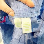 Lilly Pulitzer Deri Linen High rise Straight Leg Chambray Pants Blue Medium Photo 2