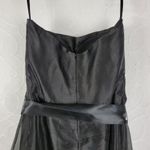 Dessy Collection Dress 4 Black Strapless Bow Tie Belt A Photo 9