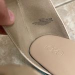 LOGO By Lori Goldstein LOGO Grace sz 8.5 Sandals 8.5M Ankle Strap White Strappy Slip On Casual NWOT Photo 3