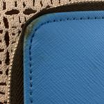 Marc Tetro Wristlet Wallet Schnauzer Dog Blue Zip Around Interior Compartments Photo 6