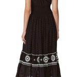 Area Stars Callie Smocked Lace Embroidered Dress, Black & White Size S $220 Photo 4