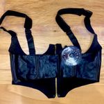 HOROSCOPEZ Bold Beauty Underbust Corset Top & Embroidered Mini Skirt Set Black Size XL Photo 3