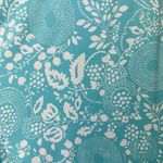 Talbots Aqua Blue Medallion Effortless Sleeveless Jersey Polo Dress Size 2X Photo 4