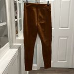 Spanx  On the Go Slim Straight Ankle Pant/Legging, Camel, Suede, Size SP Photo 4