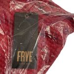 Waffle Weave Red & White Short Sleeve Graphic Tee Frye Logo Size L NEW! Photo 3