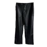 Elodie Black Faux Leather Pants Women's Size Medium Photo 2