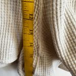 Aerie  Women's Cream Waffle Knit Lounge Shorts Size XL Loungwear Cozy Photo 3