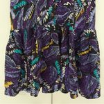 Rampage Vintage 90s Button Down Midi Dress 1990s Print Shoulder Pads VTG 9/10 Photo 3