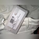 EAN 13 By Elena Renier White Rhinestone Stretch Straight Leg Pants Sz 44 (US 10) Silver Photo 8