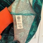 Athleta  green paisley athletic dress built in bra small Photo 4